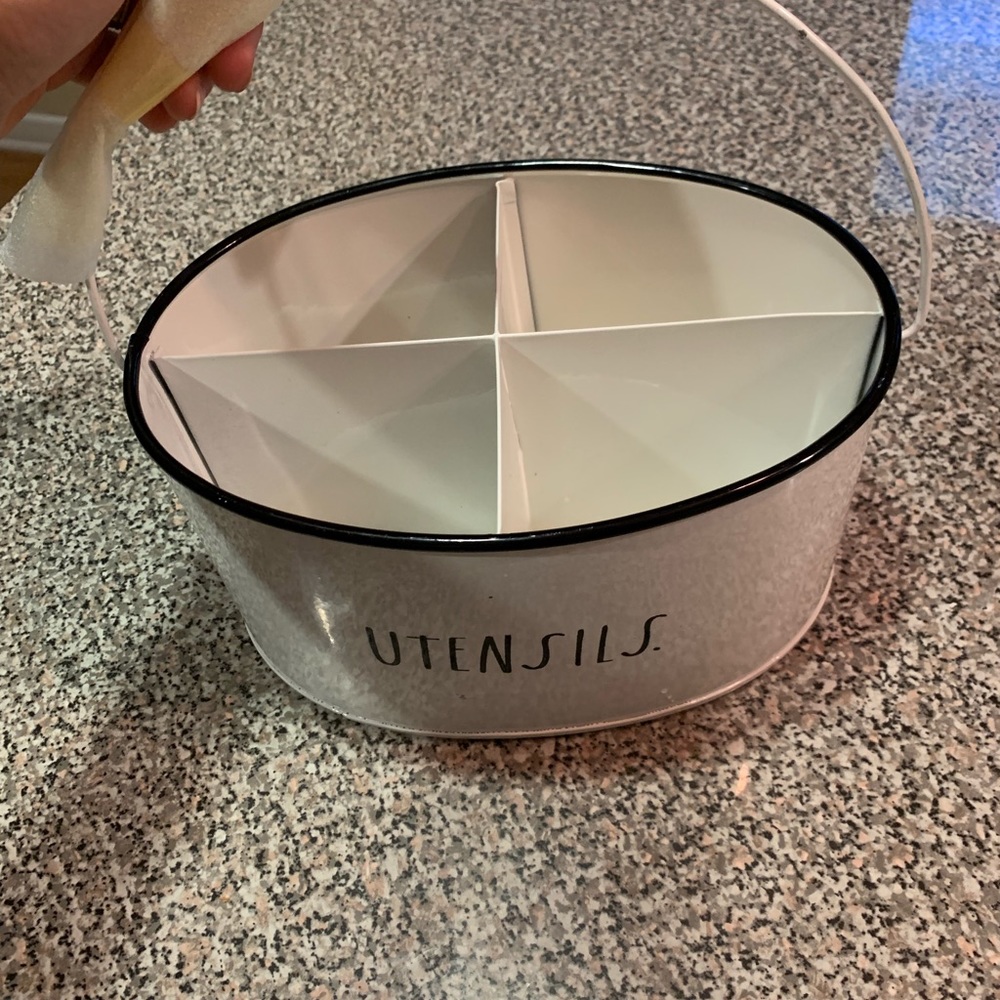 Rae Dunn Metal utensils container